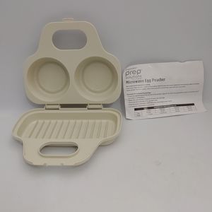 🌷‼️5/$20 Progressive Prep Solutions 2 Egg Microwave Poacher (56) Instructions